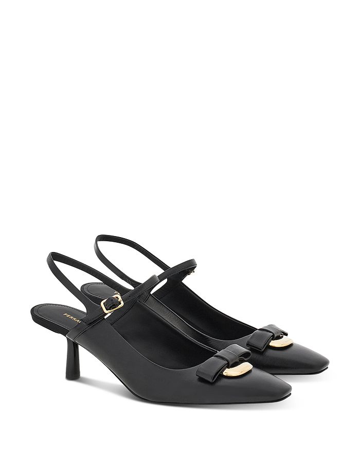 ferragamo double bow slingback