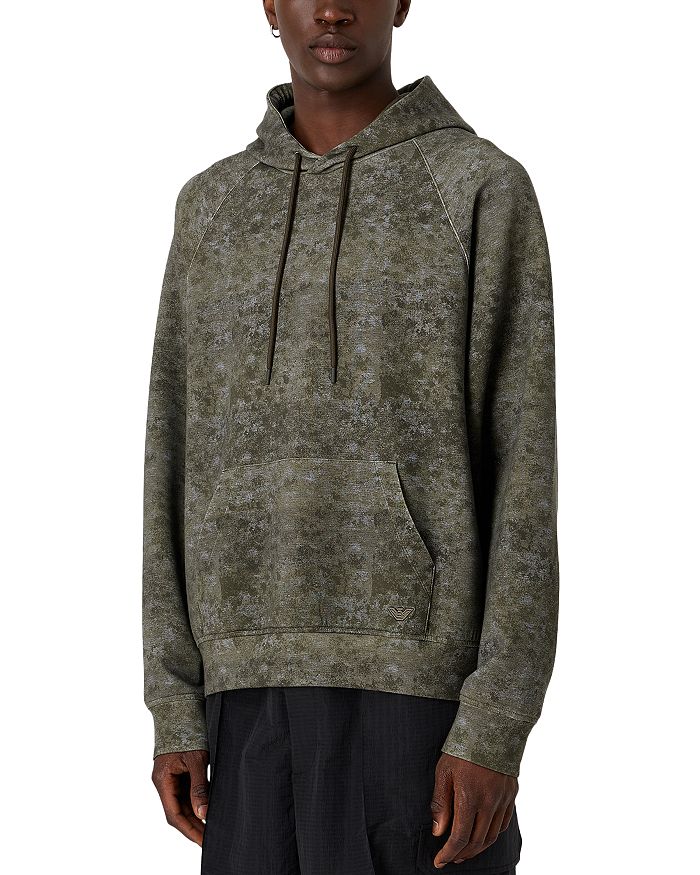 Armani camo hoodie outlet