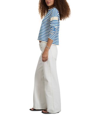 Mariner Striped Roll Neck Sweater 