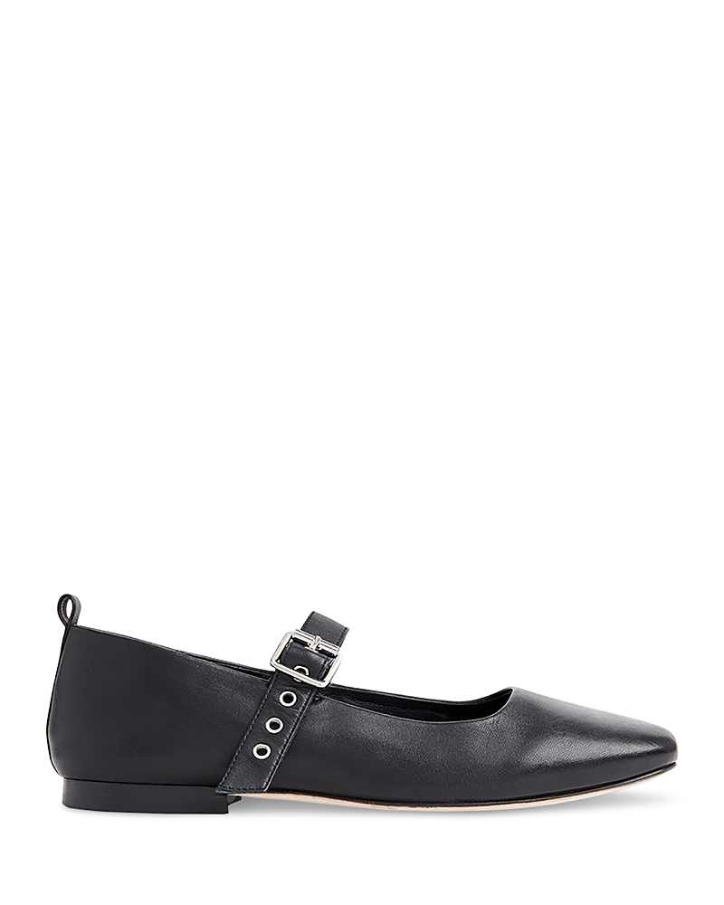 Whistles Women's Square Toe Buckled Ballet Flats