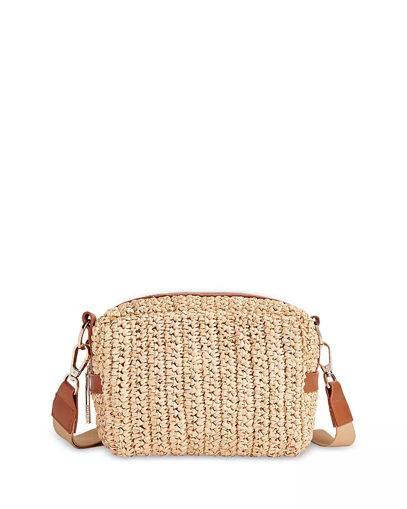 Whistles Straw Bibi Crossbody