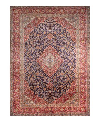Bashian One of a Kind Kashan Area Rug, 9'7 x 13'3