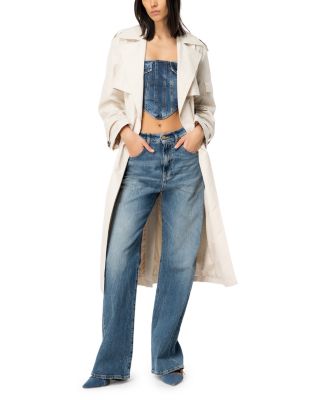 デニム・ジーパン PINKO 'Wanda' jeans PINKO Wanda High Rise Straight Jeans in Dark Vintage Wash