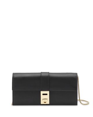 Ferragamo - Gancini Leather Wallet On Chain