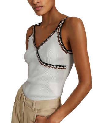 Reiss Kiki Crochet Trim Camisole