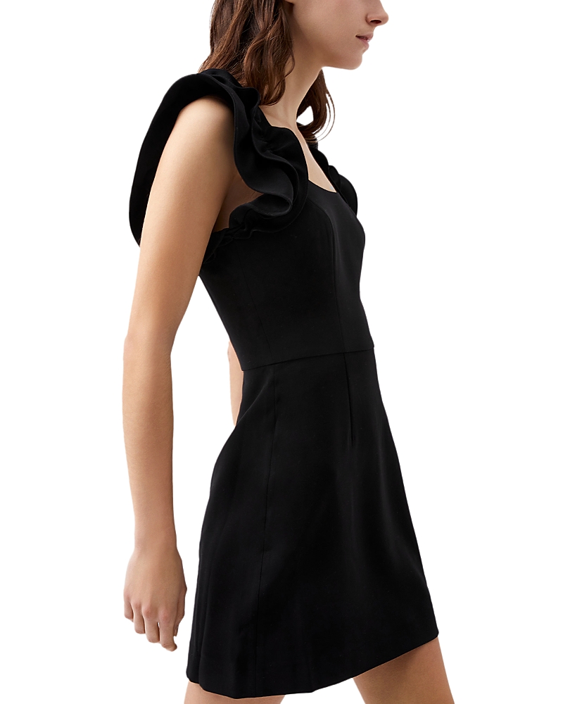 French Connection Whisper Ruffled Mini Dress