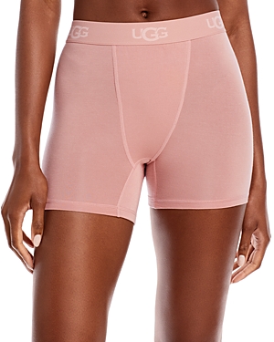 Shop Ugg Alexiah Fitted Boxer Briefs In Blush