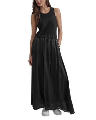 DKNY - Mixed Media Maxi Dress