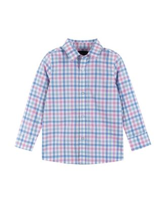 Boys' Plaid Poplin and Sweater Vest Set - Little Kid, Big Kid