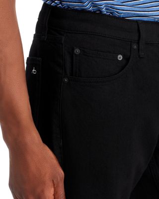 Fit 4 Authentic Stretch Straight Fit Jeans in Black