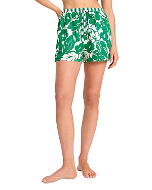 Shop Kate Spade New York Cover Up Shorts In Forest Green