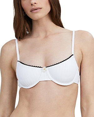 Solid & Striped The Daphne Bikini Top In Marshamllow