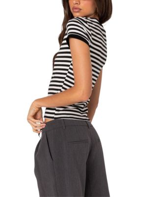 Strawberry Fields Striped Tee