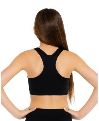 Girls' Racer Back Sports Bra, Bundle of Two - Big Kid