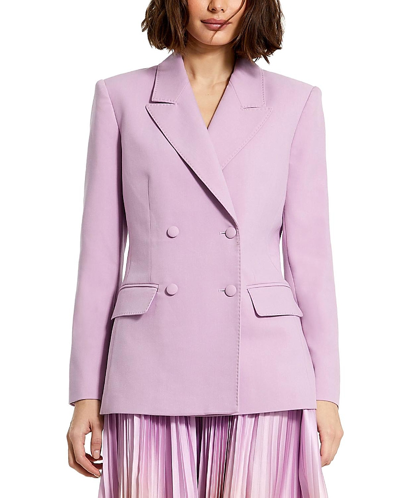 Mac Duggal Classic Crepe Double Breasted Blazer