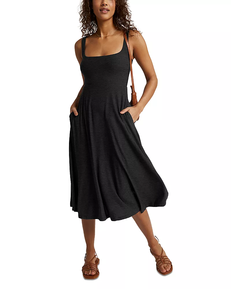 Beyond Yoga Featherweight At The Ready Square Neck Dress