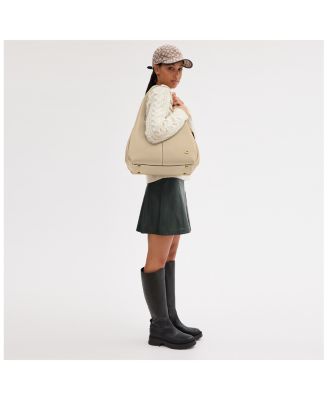 Lana Pebbled Leather Shoulder Bag 