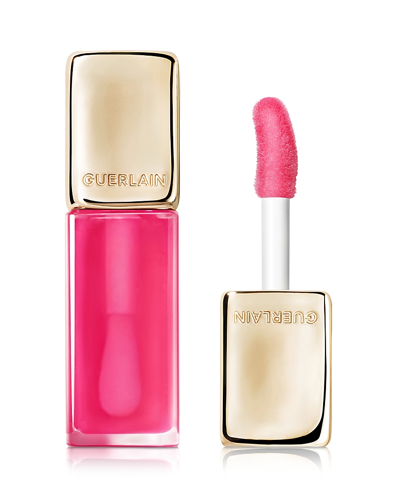 Guerlain Kiss Kiss Bee Glow Lip Oil In Pop Rose