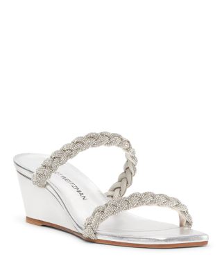 Stuart Weitzman - Women's Highshine 50 Wedge Sandals