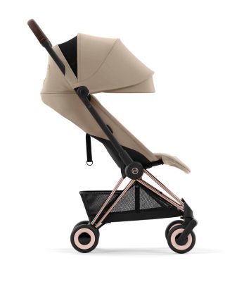 COYA Compact Lightweight Travel Ready Stroller in Rose Gold 