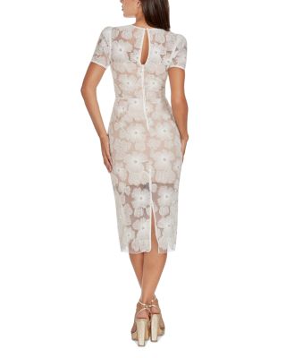 Lia Beaded Mesh Dress