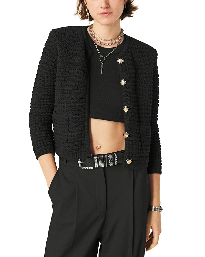 Ba & sh Gaspard Crewneck Cardigan Sweater · 1/S