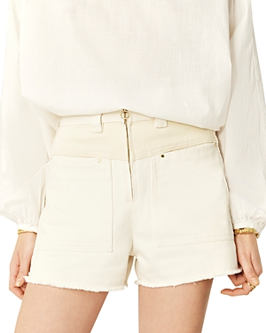 Shop Ba&sh Ba & Sh Cdavid Shorts In Off White