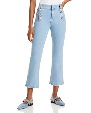 Robertson Cropped Flare Jeans in Dover Light