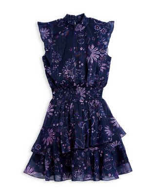 AQUA - Girls' Paisley Sleeveless Dress - Big Kid