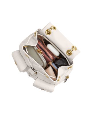 Tabby Quilted Leather Convertible Backpack