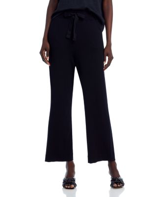 Majestic Filatures - French Terry Drawstring Waist Wide Leg Pants