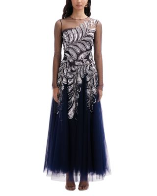 Oscar de la Renta - Crystal Sequin Gown