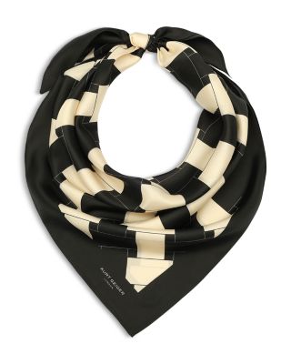 KURT GEIGER LONDON - Basketweave Large Silk Bandana