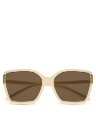 Flat Eleanor Square Sunglasses, 58mm