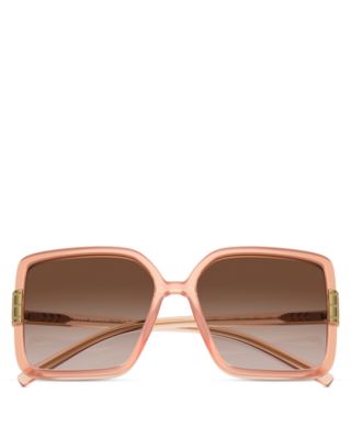 Flat Eleanor Square Sunglasses, 57mm