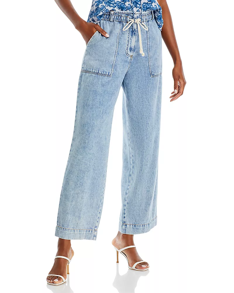 Rails Ryan Drawstring Wide Leg Jeans