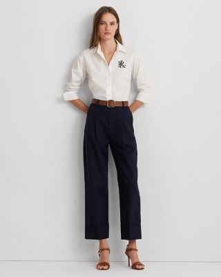 Cotton Stretch Button Up Shirt