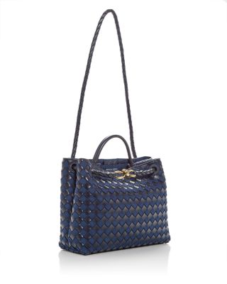 Medium Andiamo Intrecciato Leather Shoulder Bag