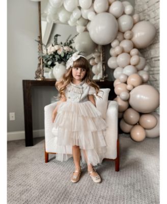 Girls' Fira Tweed and Tulle Dress - Baby, Little Kid, Big Kid
