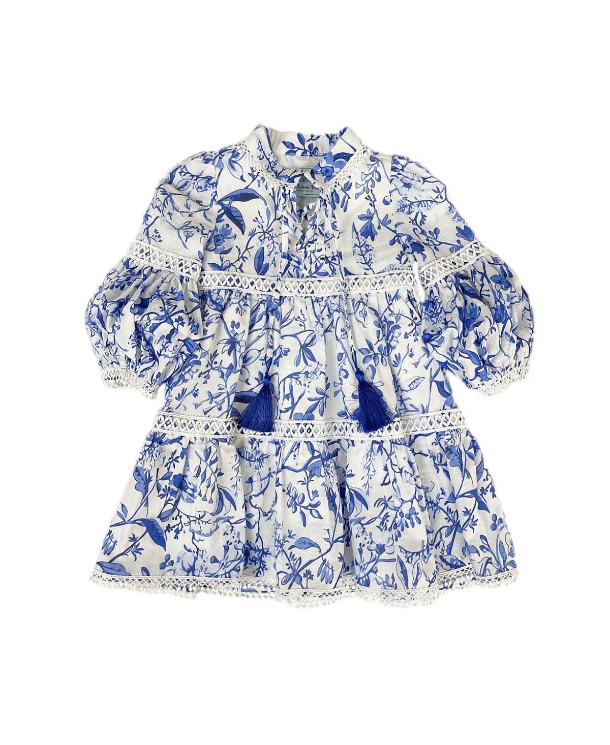 Petite Maison Kids Girls' Jaylin Linen Dress - Baby, Little Kid, Big Kid