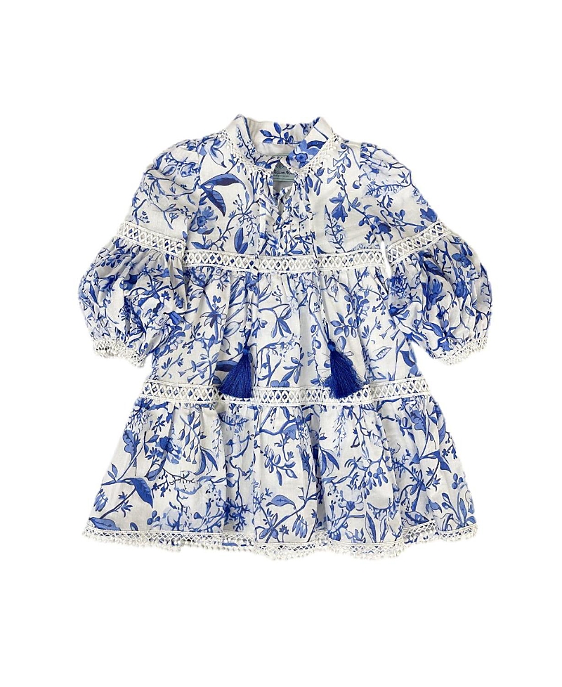 Petite Maison Kids Girls' Jaylin Linen Dress - Baby, Little Kid, Big Kid