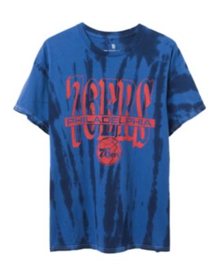 Junk Food Clothing - Unisex 76ers Tie Dye Short Sleeve Tee