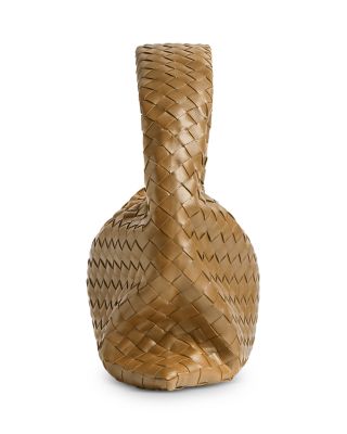 Small Hop Intrecciato Leather Shoulder Bag