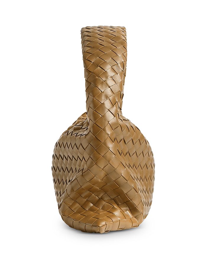 Bottega Veneta Hop Shoulder Bag Small Dark Praline In Dark Praline/brass