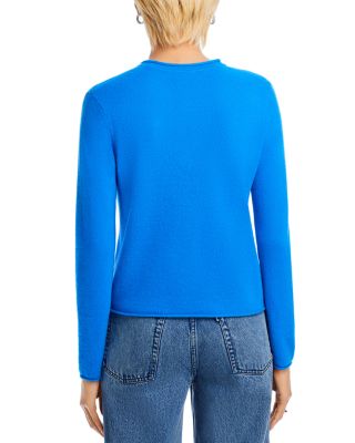 100% Cashmere Rolled Edge Sweater - Exclusive