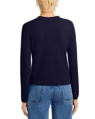 100% Cashmere Rolled Edge Sweater - Exclusive