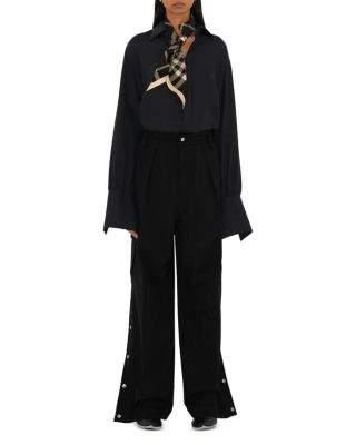 Skinny Check Silk Scarf