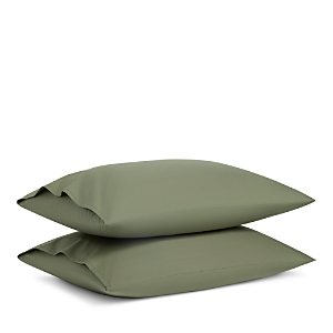 Brooklinen Classic Percale King Pillowcase Set In Fresh Moss
