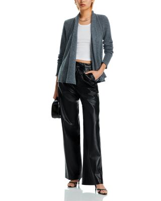 100% Cashmere Drape Front Cardigan - Exclusive