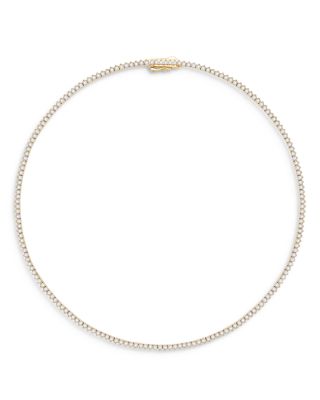 Bloomingdale's Fine Collection - Certified Diamond Tennis Necklace in 14K Yellow Gold, 5.50 ct. t.w.